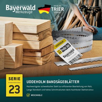 QUALITÄT AUS DEUTSCHLAND Bayerwald Werkzeuge Bandsägeblatt Uddeholm Bandsägeblatt  4500 x 15 x 0.6 x 6mm, 0.6 mm (Dicke)