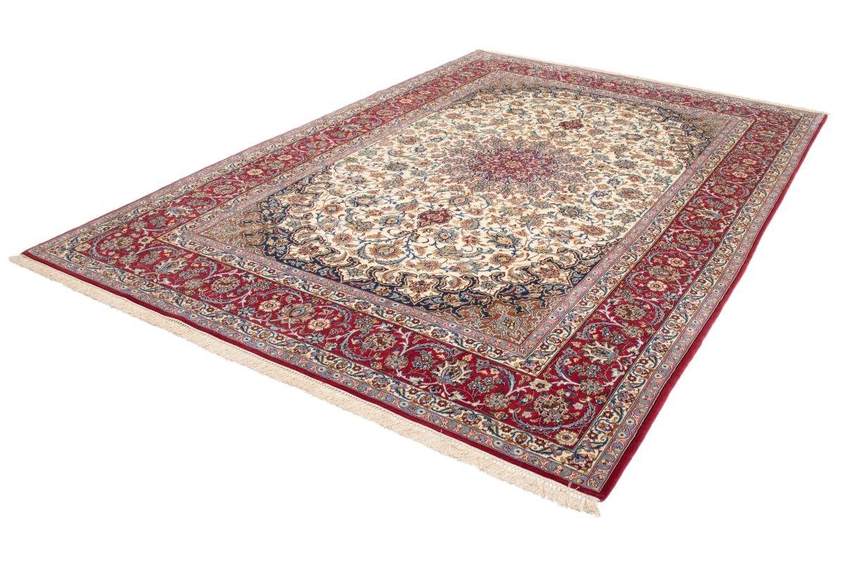 Orientteppich Isfahan Orientteppich, Seidenkette 6 Trading, Höhe: Handgeknüpfter rechteckig, Nain mm 204x307