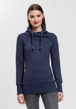 Ragwear Sweater NESKA O mit asymetrischem Schalkragen