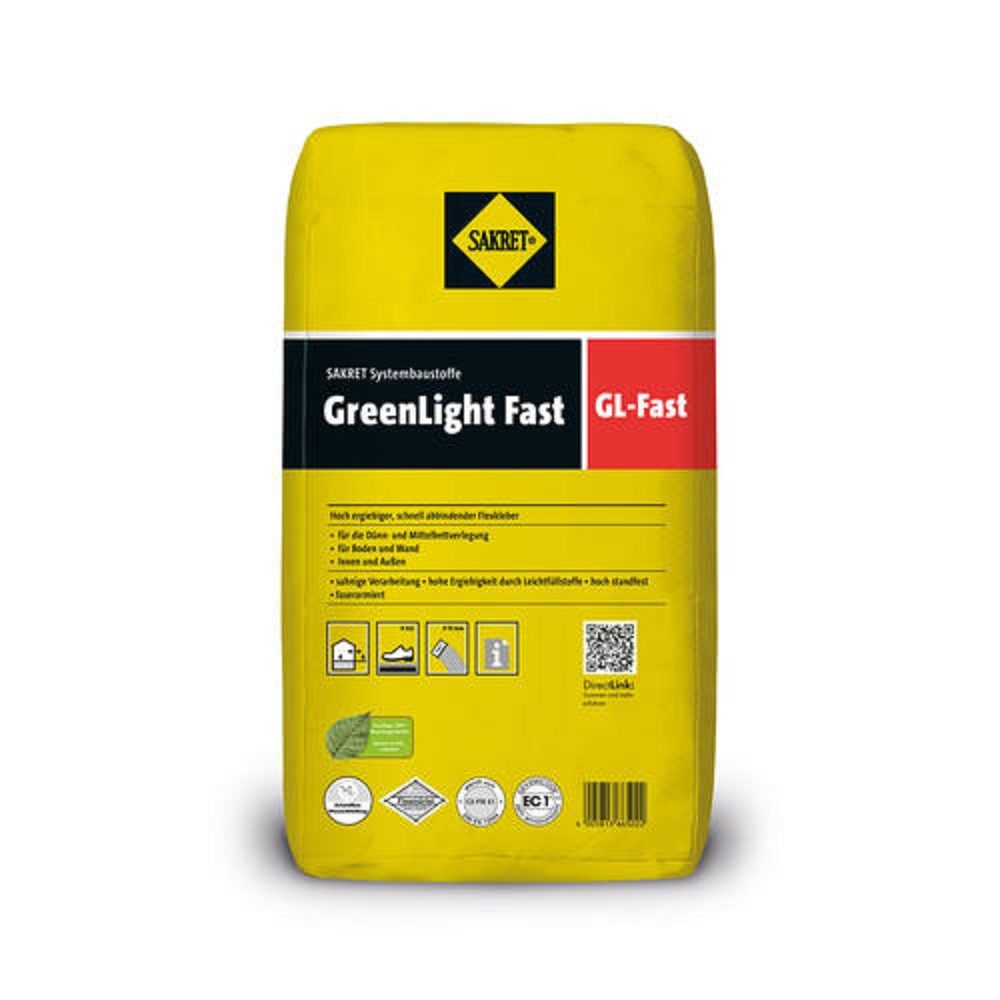 Sakret Миномет SAKRET GreenLight Fast GL-Fast grau 15 kg