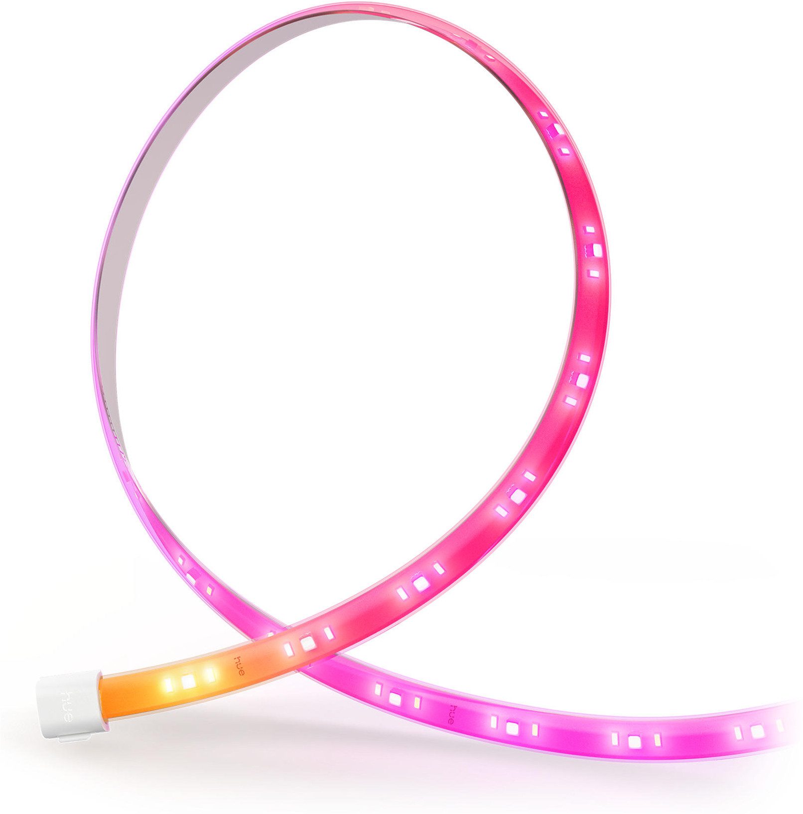 Philips Hue LED-Streifen Flux Gradient LED-Streifen Zubehör, steuerbar per App, RGBWWIC, Verlängerungs-Set, Farbverläufe, selbstklebend, kürzbar
