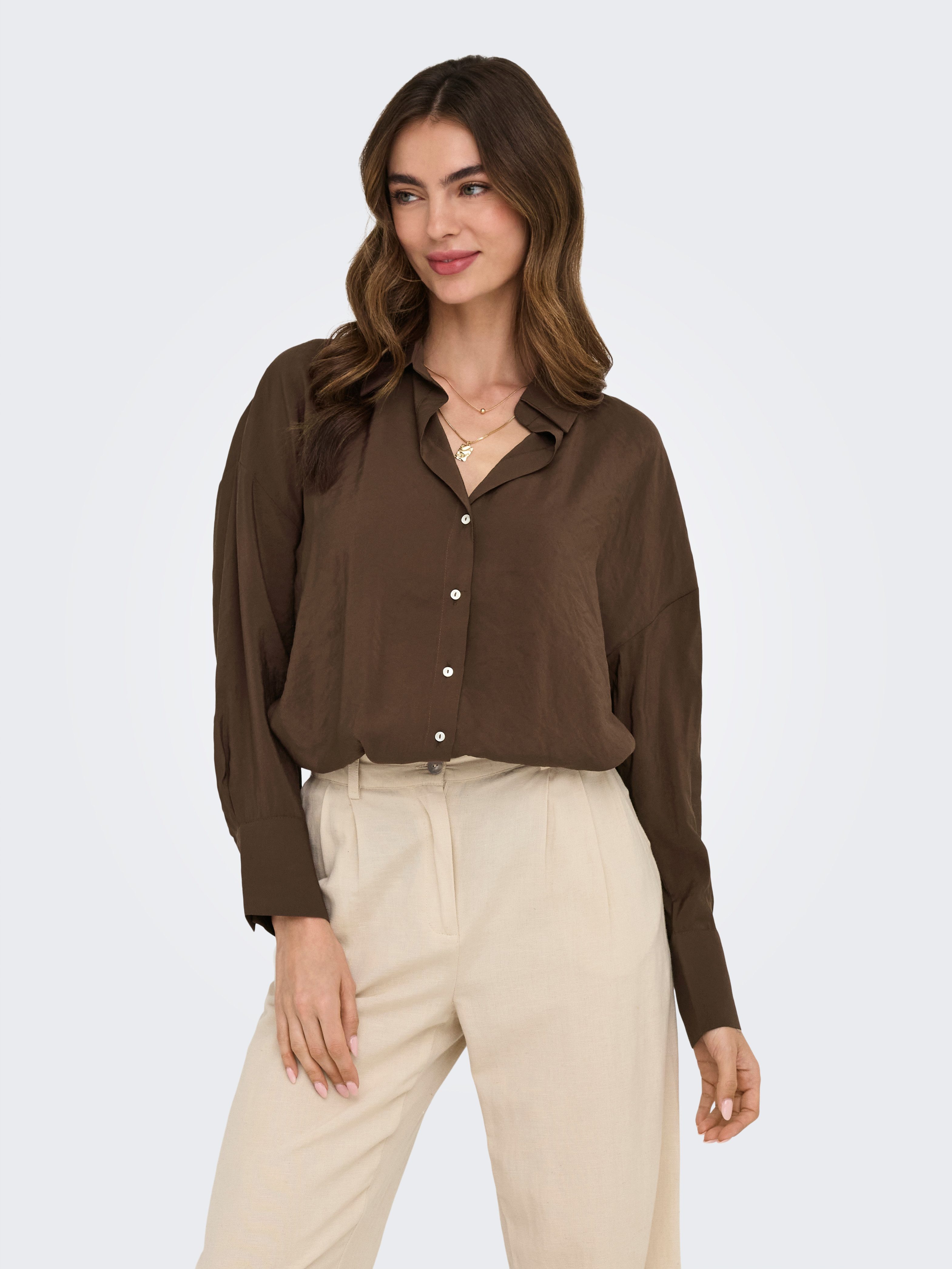 ONLY Hemdbluse ONLZAZIMA L/S LOOSE SHIRT günstig online kaufen