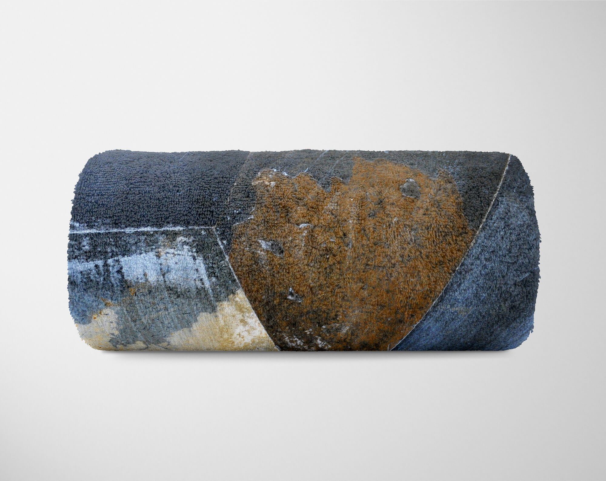 Sinus Art Handtücher Handtuch Nahaufnahme Baumwolle-Polyester-Mix (1-St), Auffallen, mit Kuscheldecke Strandhandtuch Fotomotiv Saunatuch Mosaik Handtuch