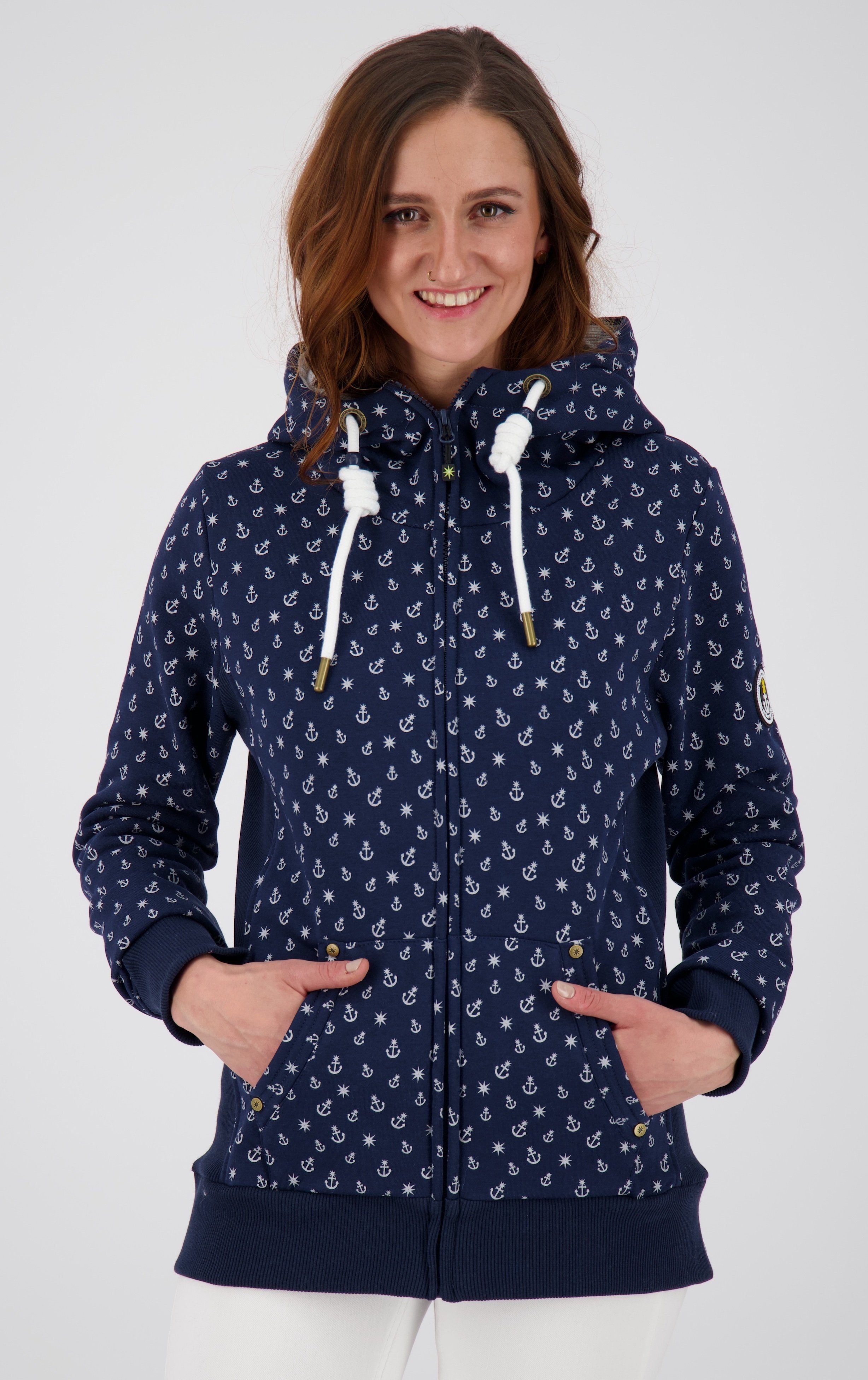 ankerglut Kapuzensweatshirt ANCHORAGE Women in lässigem Oversized-Schnitt günstig online kaufen