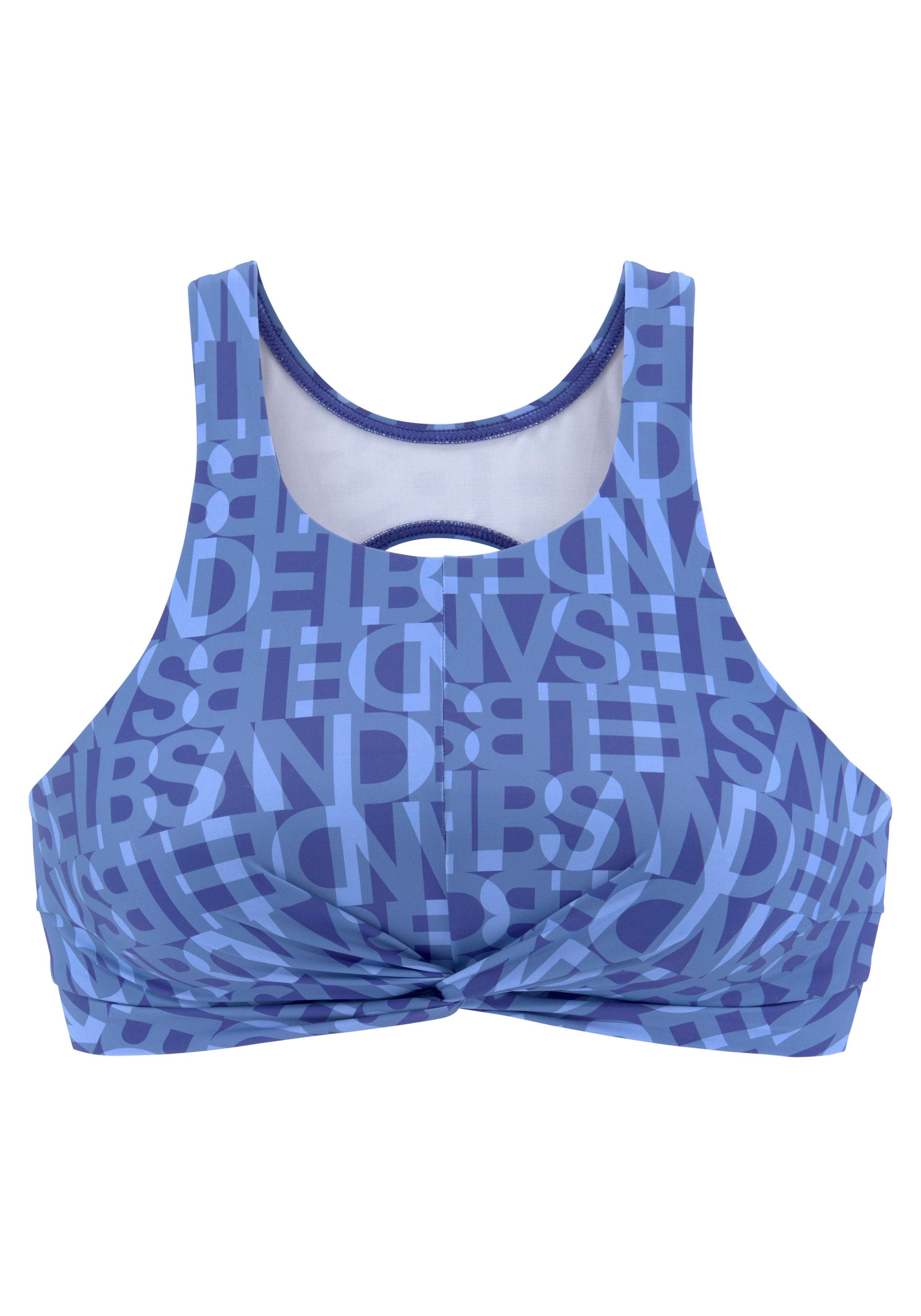 Elbsand Crop-Bikini-Top Letra, mit tollem Wording günstig online kaufen