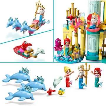 LEGO® Konstruktionsspielsteine Arielles Unterwasserschloss (43207), LEGO® Disney Princess, (498 St), Made in Europe