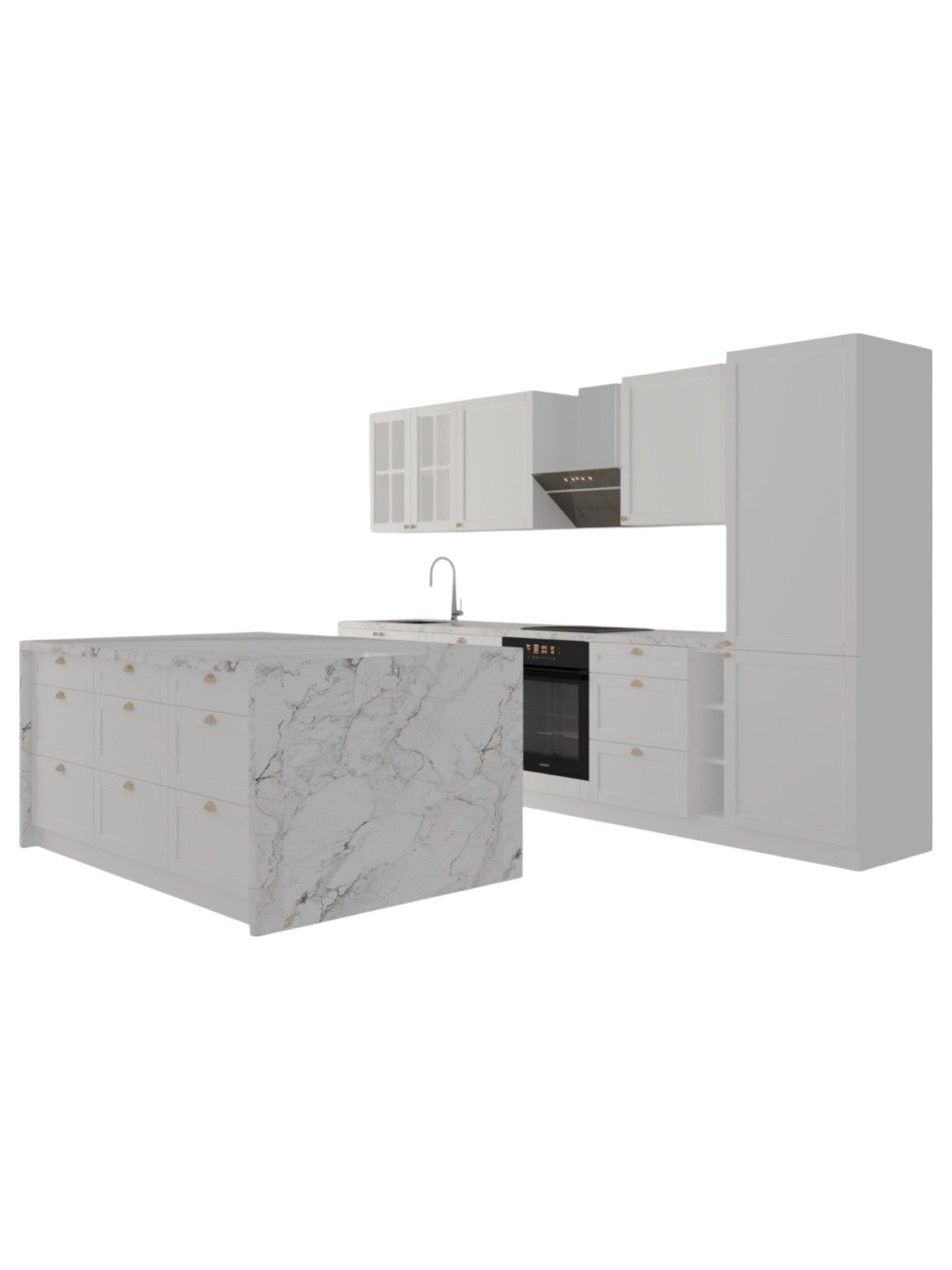 ROYAL24_MARKT Küchenzeile K2-G340 - Linea - günstig online kaufen
