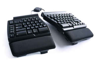 matias Apple-Tastatur (Programmierbare Ergo Pro Tastatur DE für Mac, schwarz)
