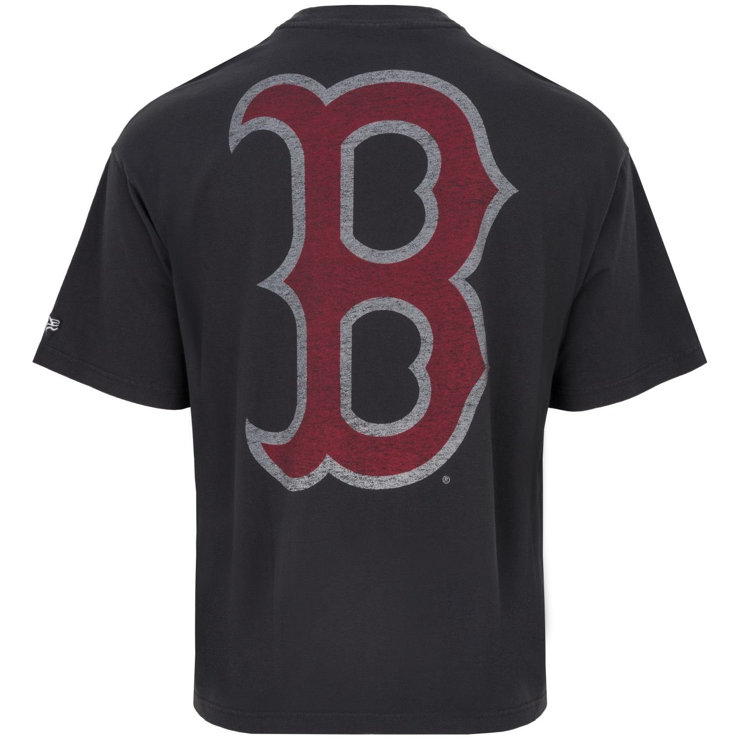 New Era Print-Shirt Oversized Sox Red Boston WASHED