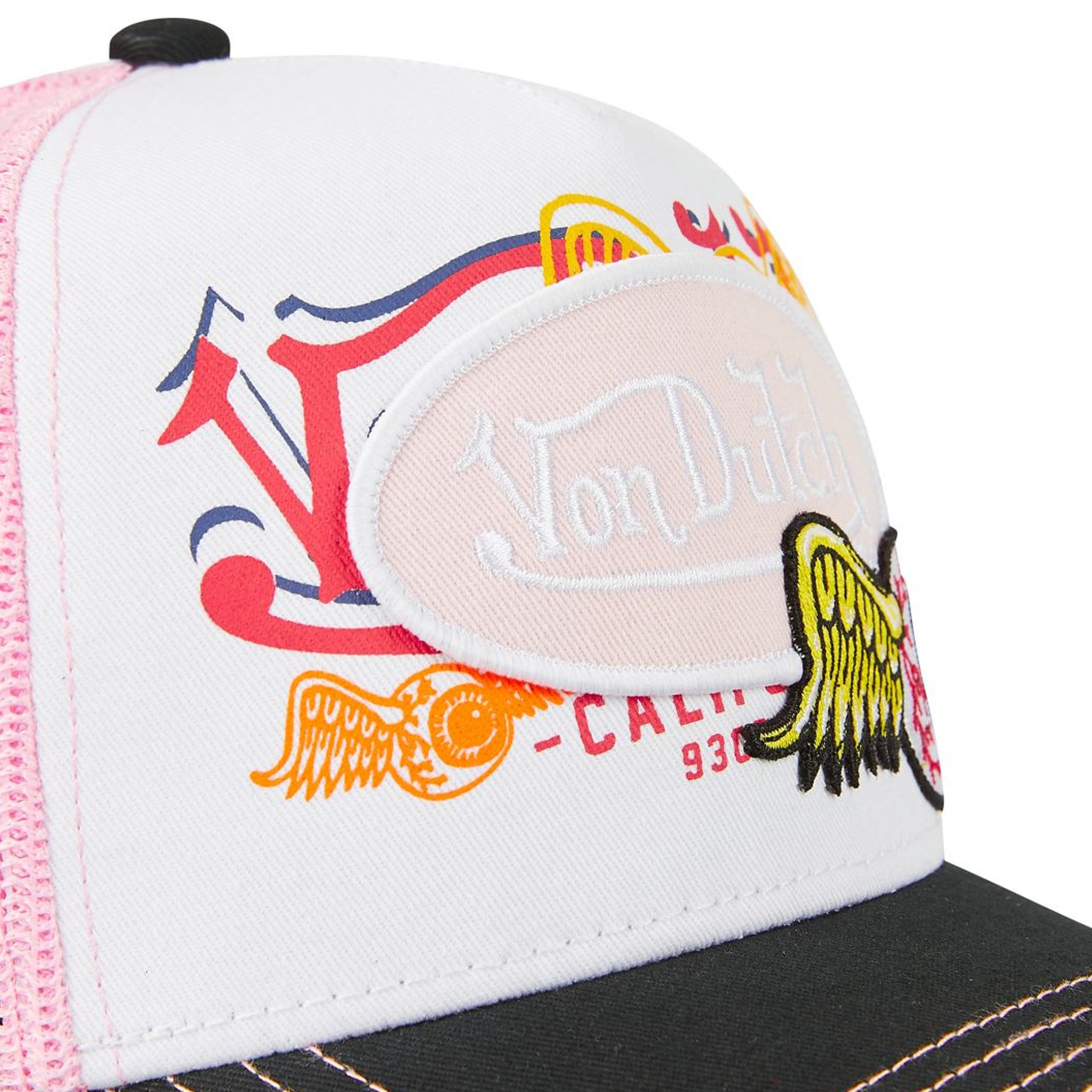 Von Dutch Trucker Cap Von Dutch Originals Trucker Cap - LOGO PATCH EYE (Basecap, Basecap, Meshcap, Trucker Kappe)