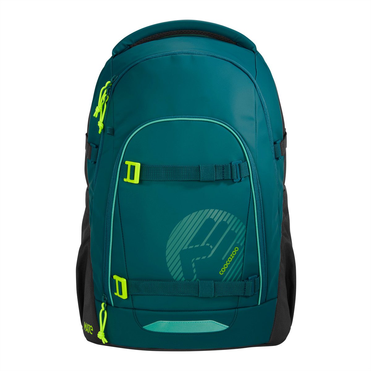 coocazoo Schulranzen Schulrucksack MATE Tarp Muddy Lagoon (1 Stück), ergonomisch, Körpergröße: 135 - 180 cm, Easy-Grow-System