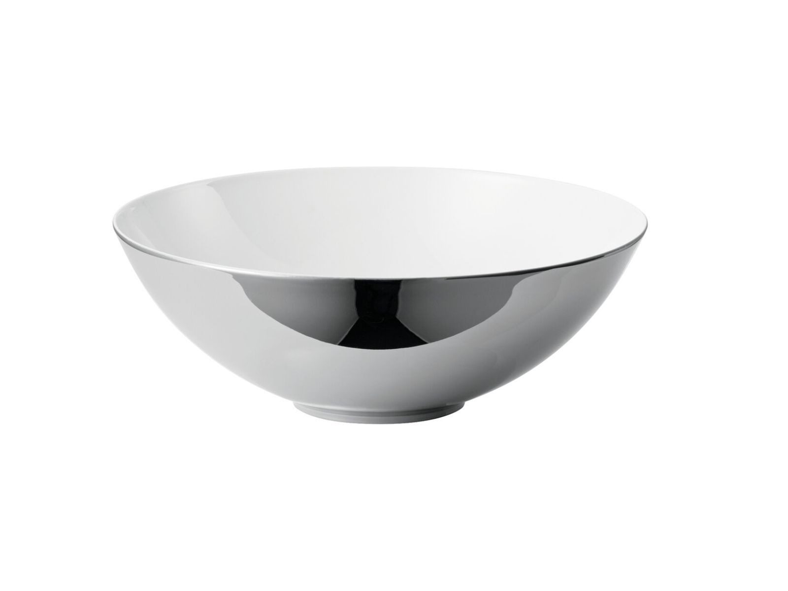 Rosenthal Schüssel TAC Gropius Skin Platin Schüssel 26 cm, Porzellan, (Multifunktionsschalen), Schalen / Schälchen / Schüsseln