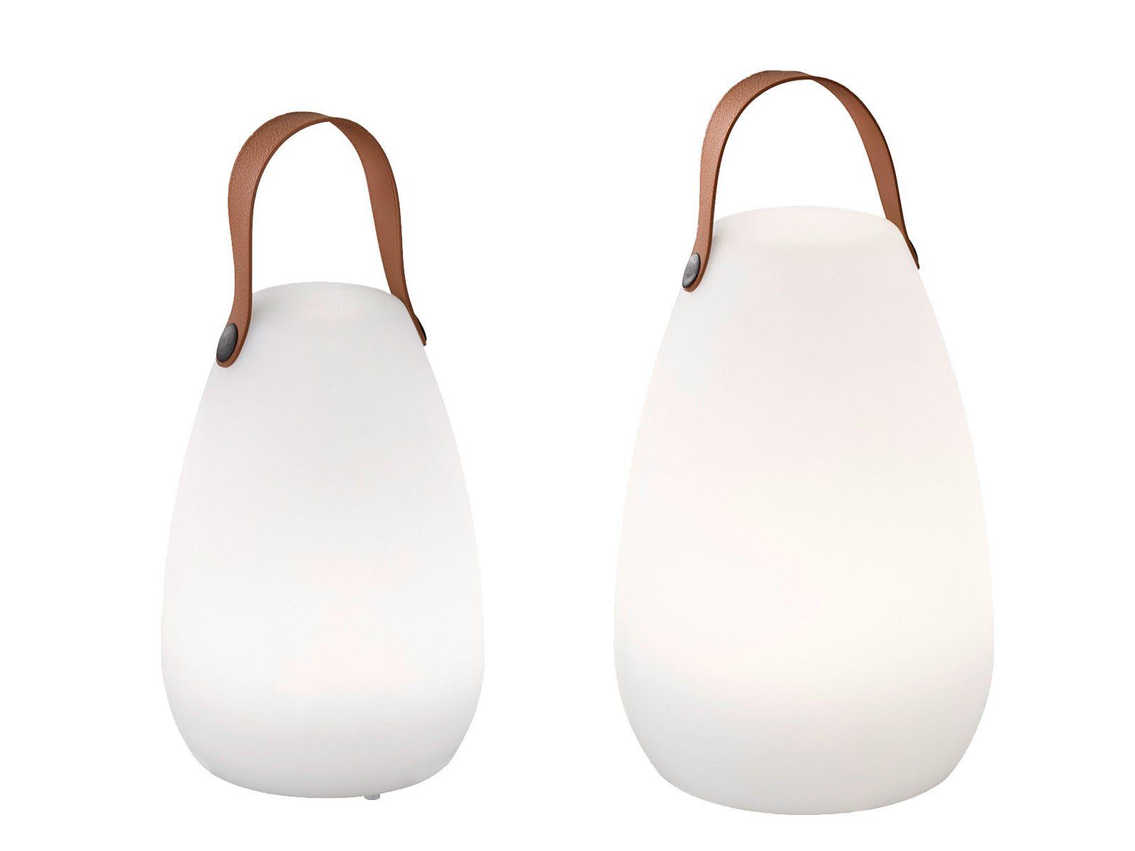 easy! BY FHL LED Außen-Tischleuchte, Farbwechsel, LED fest integriert, Warmweiß, RGB Farbwechsler, 2er Set Outdoor ohne Strom-Kabel, Partybeleuchtung Höhe 20cm & 26cm