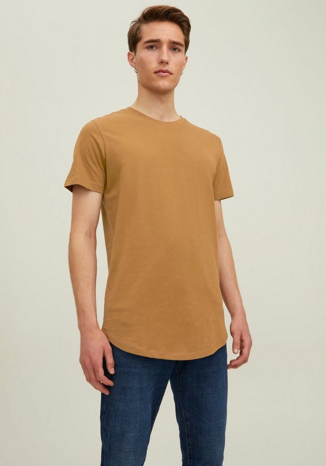 Jack & Jones T-Shirt NOA TEE, Das Model ist 188 cm groß und trägt Größe L