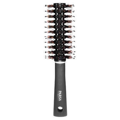 PARSA Beauty Haarbürste Haarbürste Trend Line Rundföhn Bürste mit Mischborsten schwarz