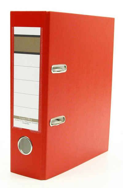 Livepac Office Aktenordner 3x Ordner / DIN A5 / 75mm / Farbe: rot