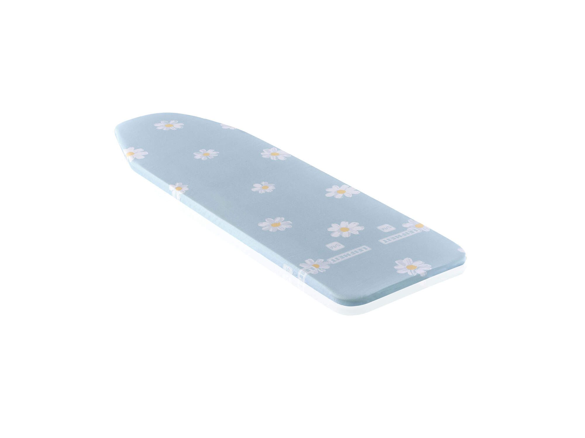 Leifheit Ersatz-Bügelbrettbezug Bügeltischbezug Cotton Classic S/M, Schaumstoffpolsterung, 125 x 40 cm, für Dampfstationen geeignet