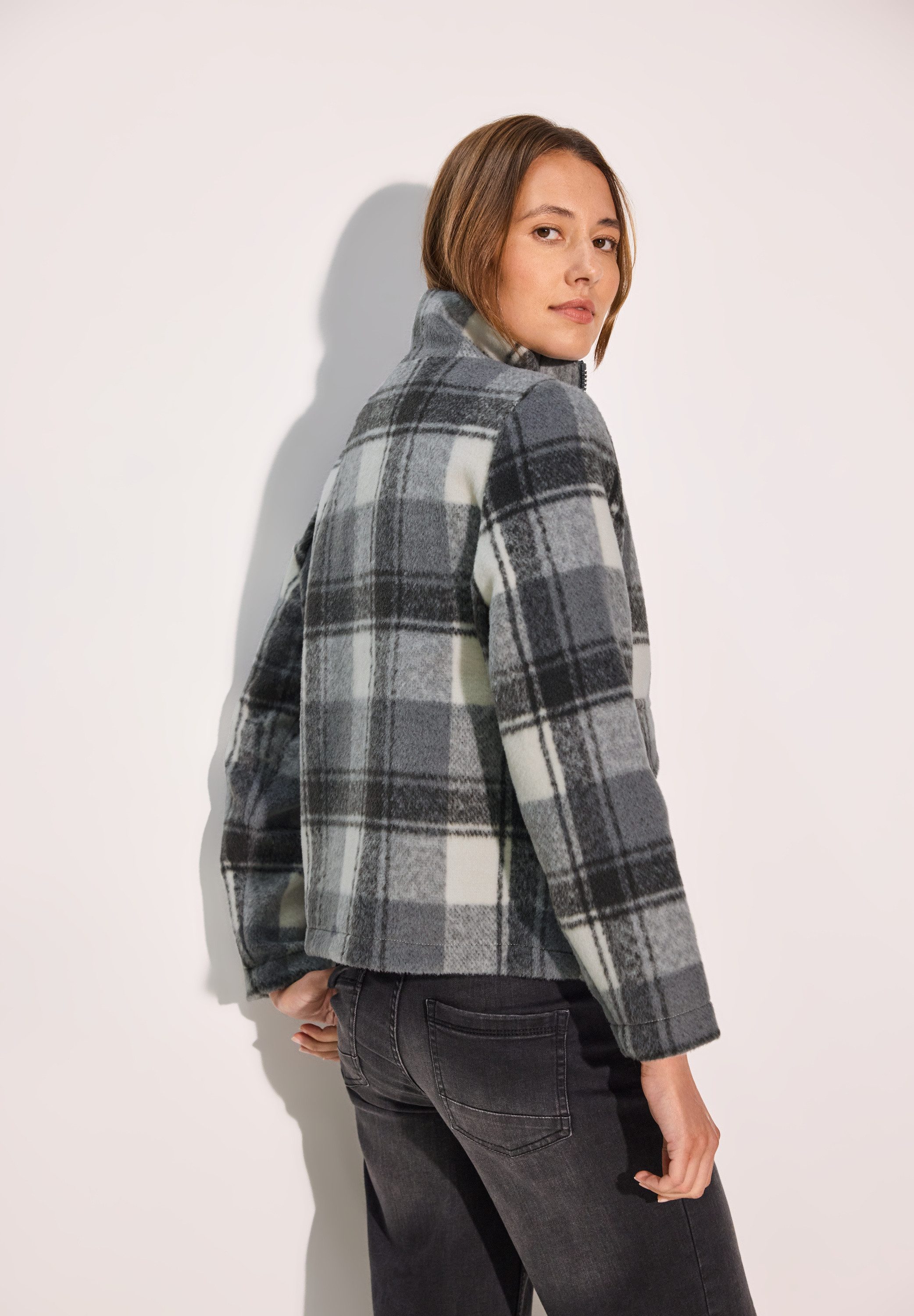 CECIL Jackenblazer mit Karo Muster günstig online kaufen