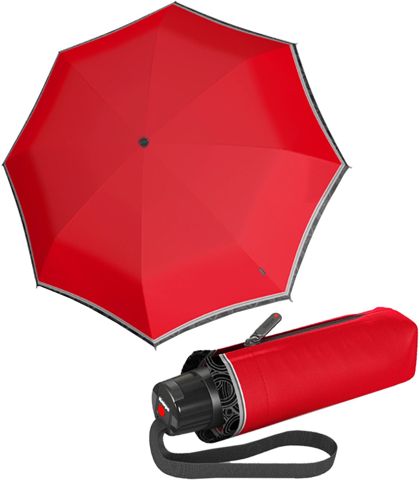 und Taschenregenschirm Damen, Schirm sehr Knirps® Notfallschirm guter kompakter klein für besonders leichter, leicht, ein