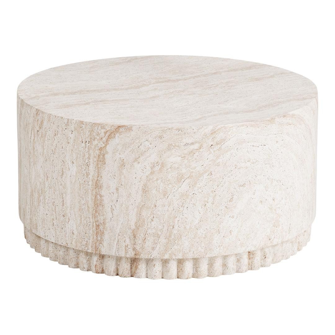 ebuy24 Gartentisch Ronja Garten Sofatisch Ø75cm natur.