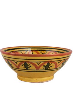 Marrakesch Orient & Mediterran Interior Dekoschale Orientalische Keramikschale Schale Rund Amoda Ø 15cm Groß (1 Schüssel), handbemalt