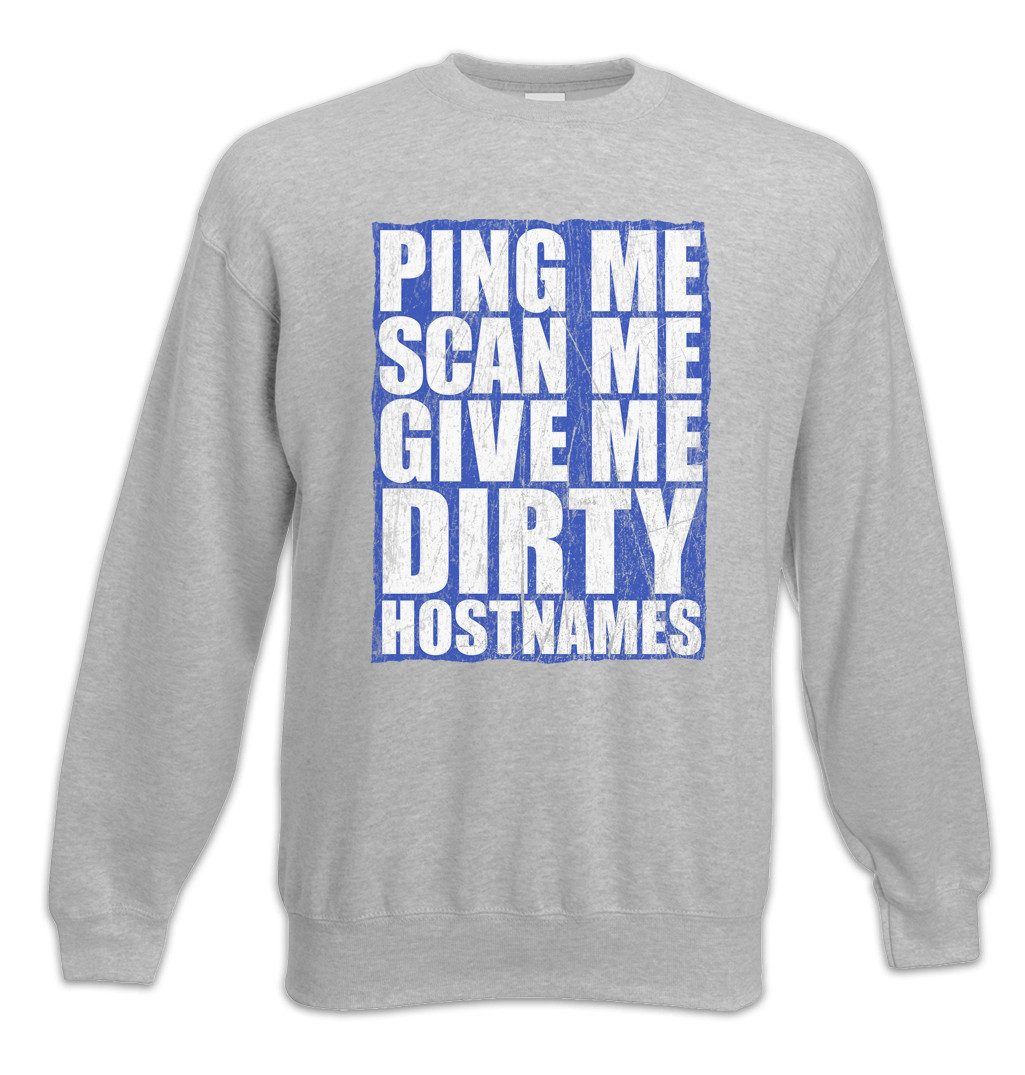 Urban Backwoods Sweatshirt Ping Me Scan Me Sweatshirt Internet Programmierer PC IT Informatiker (1-tlg) Computer Science Admin Sysadmin