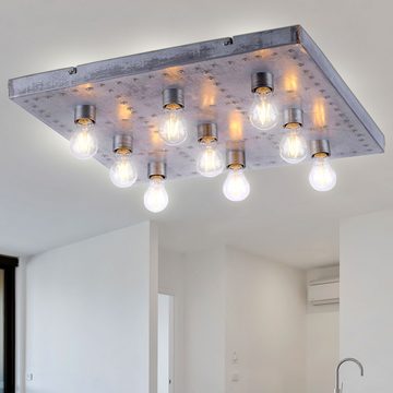 etc-shop LED Deckenleuchte, Leuchtmittel nicht inklusive, Deckenleuchte Deckenlampe Wohnzimmerlampe