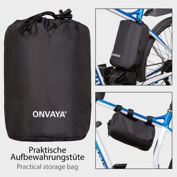 ONVAYA Fahrradschutzhülle Premium Fahrradabdeckung für 2 Fahrräder, wasserdichte Fahrradplane