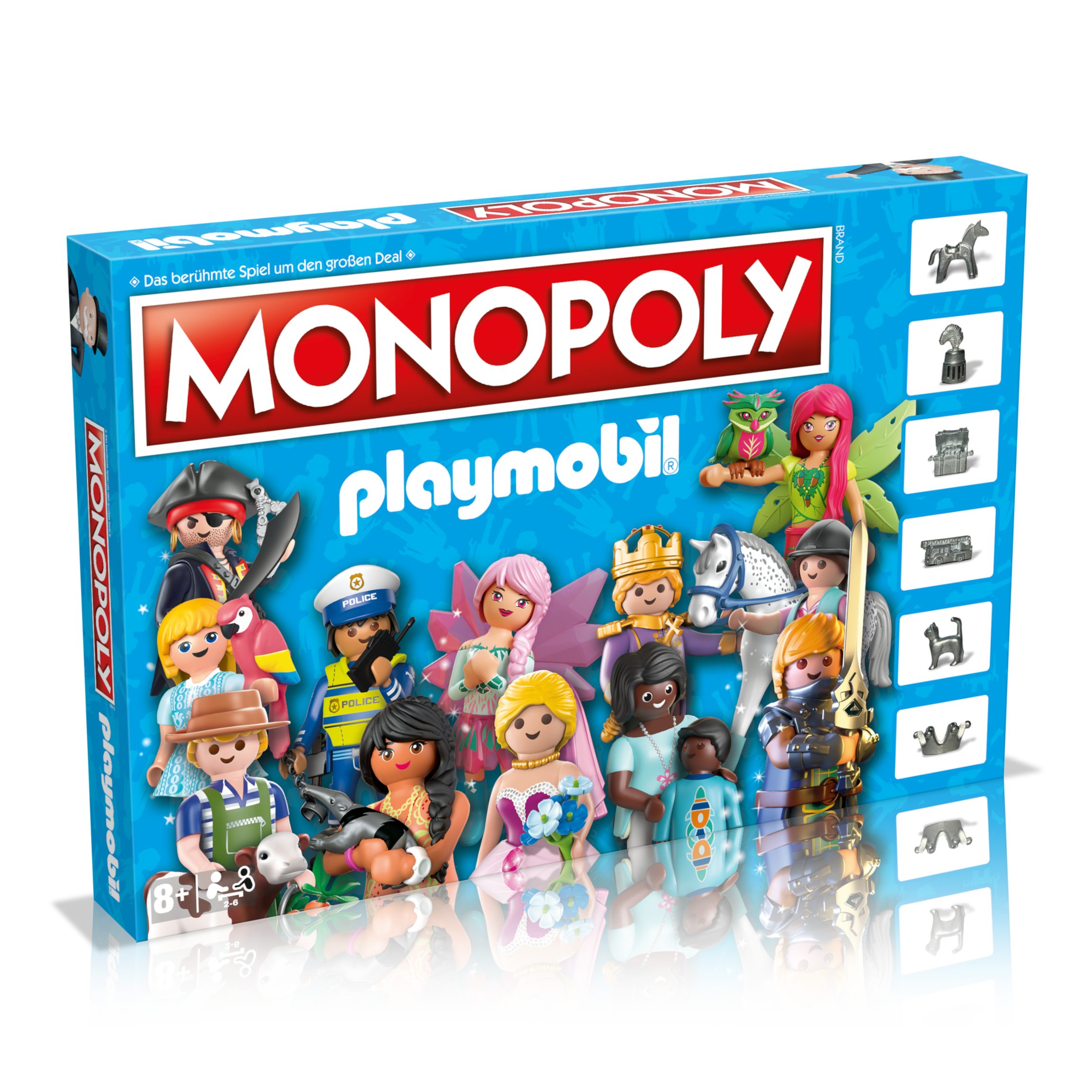 Winning Moves Spiel, Playmobil Brettspiel + extra - Monopoly 6 Spielfiguren