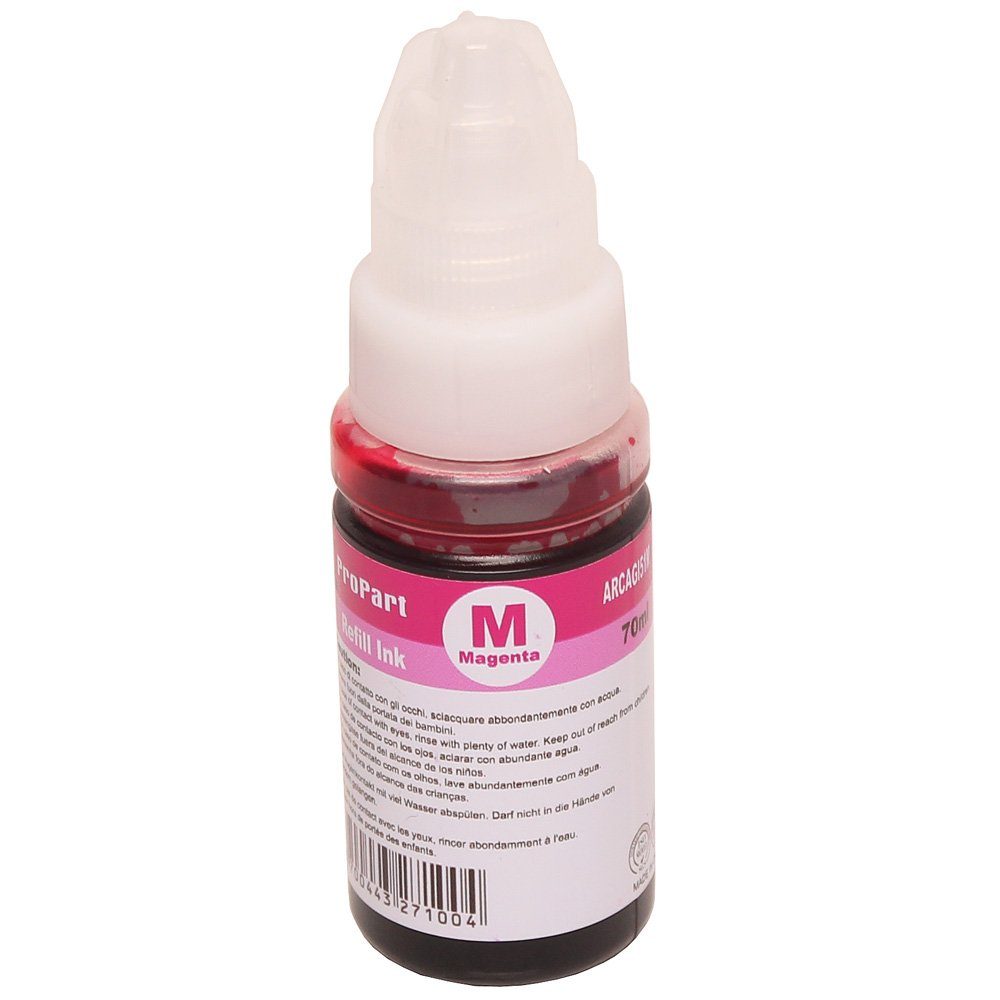 Nachfülltinte Nachfüllflasche für Kompatible Tinte Magenta Canon Pixma) (x, ABC GI-51