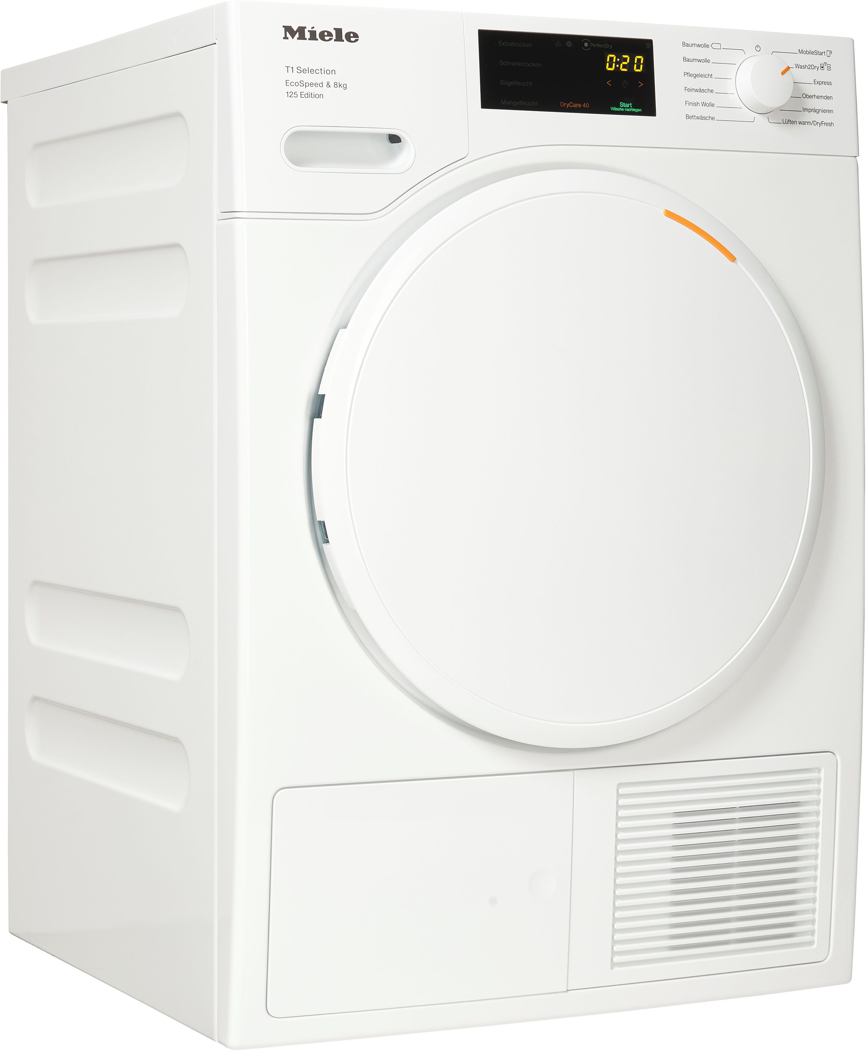 Miele Wärmepumpentrockner TSC663WP 125 Edition, Getestet auf 20 Jahre perfekte Wäschepflege, 25 Jahre Motorgarantie