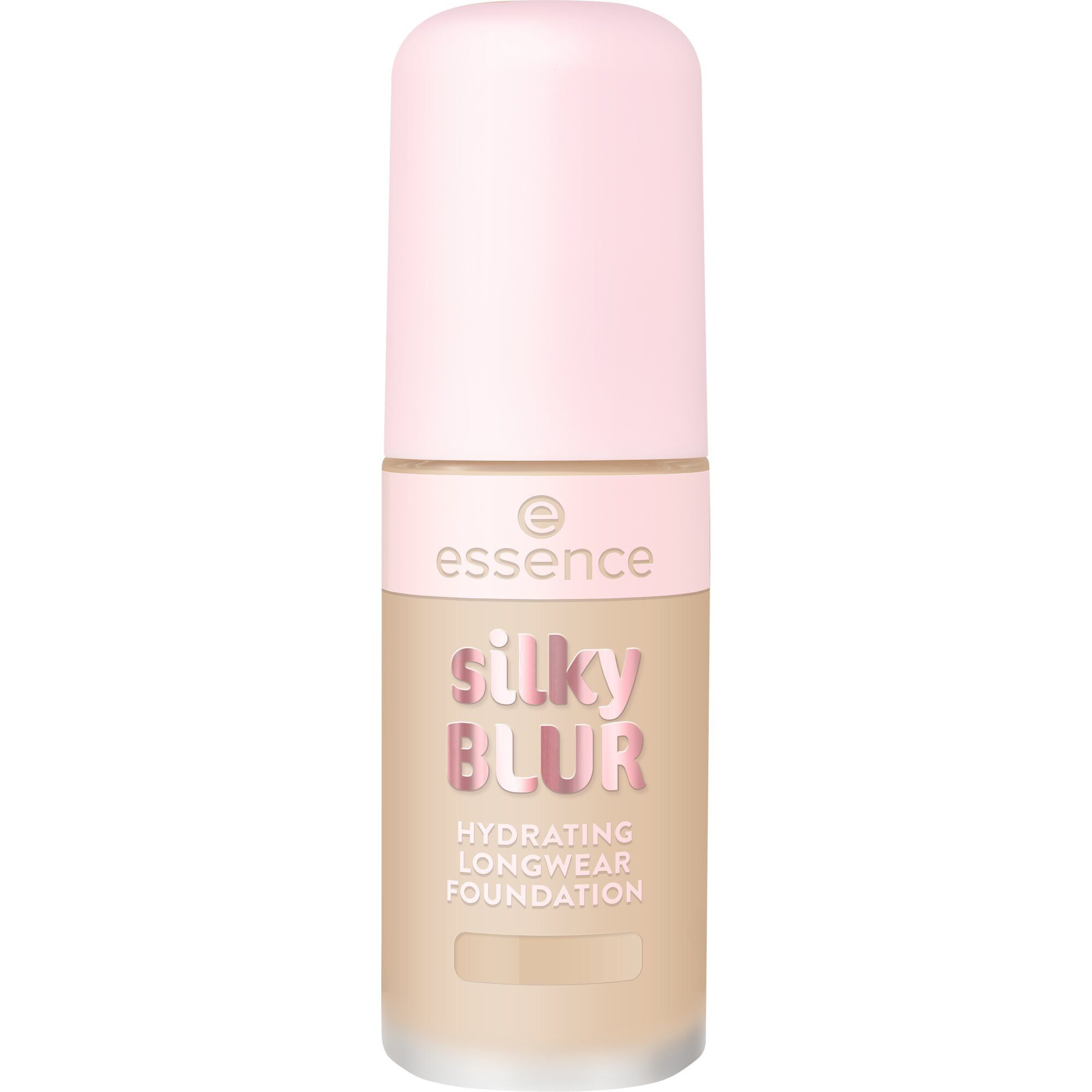 Essence Foundation SILKY BLUR HYDRATING LONGWEAR FOUNDATION, 3-tlg.