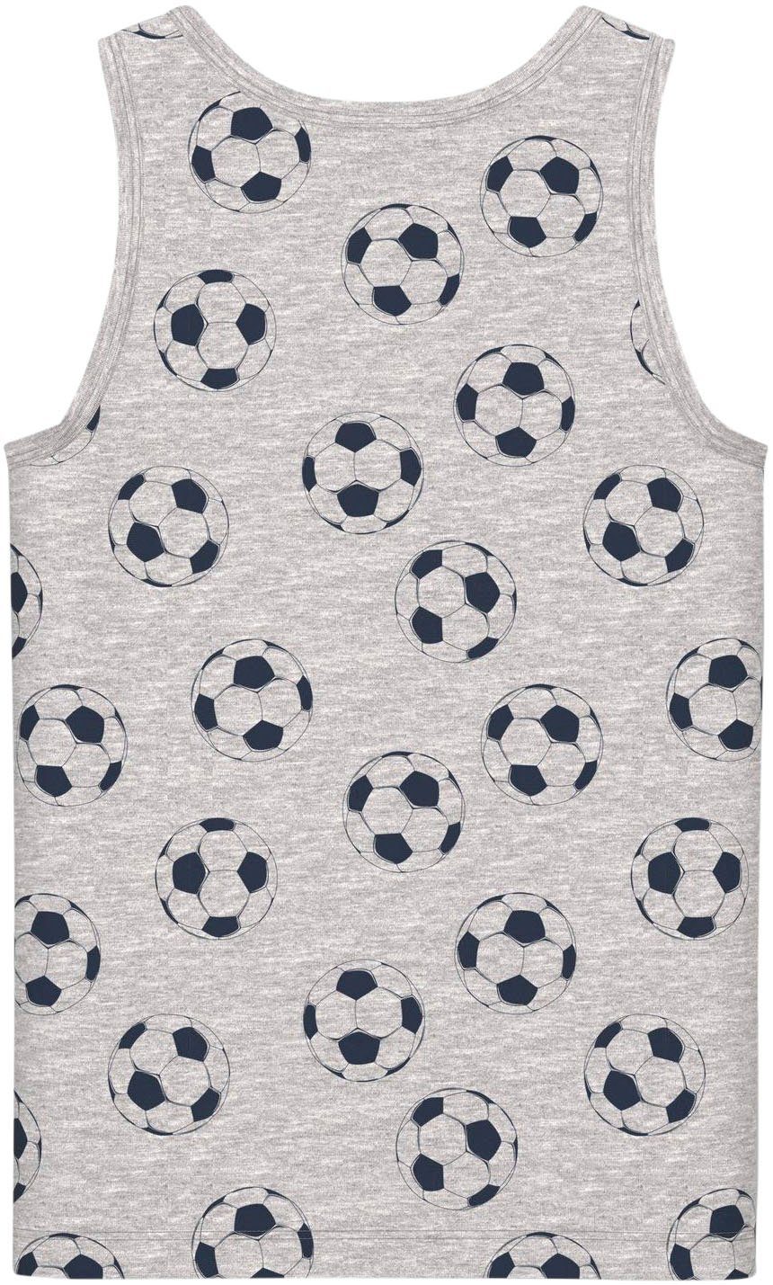 2-St) FOOTBALL NKMTANK MELANGE TOP Name (Packung, Unterhemd 2P It