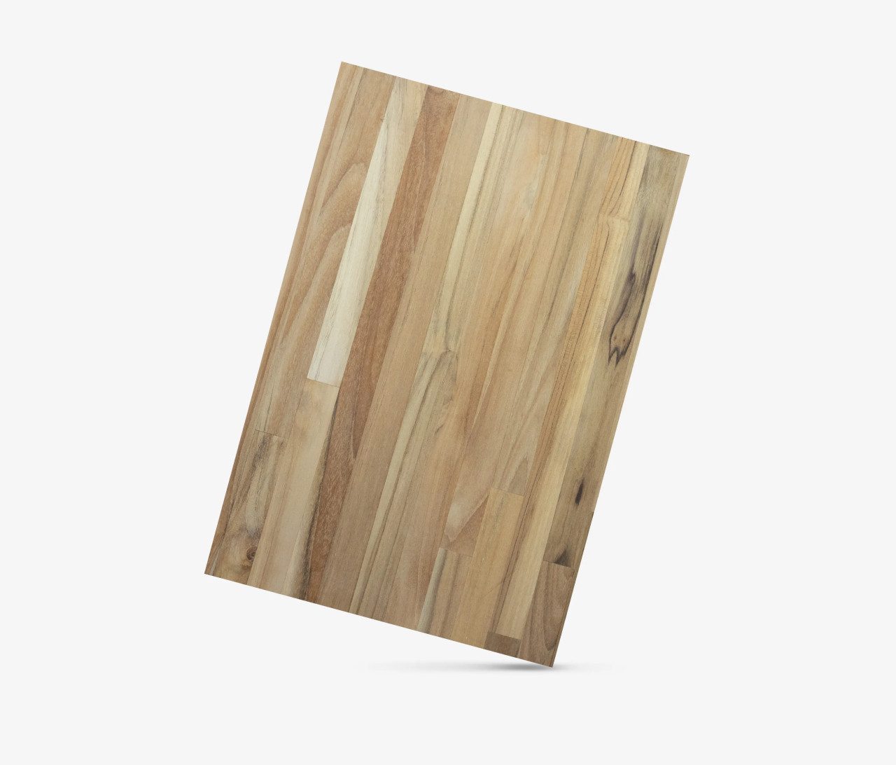 Tischplatte Teak-Tischplatte durchgehende Lamellen