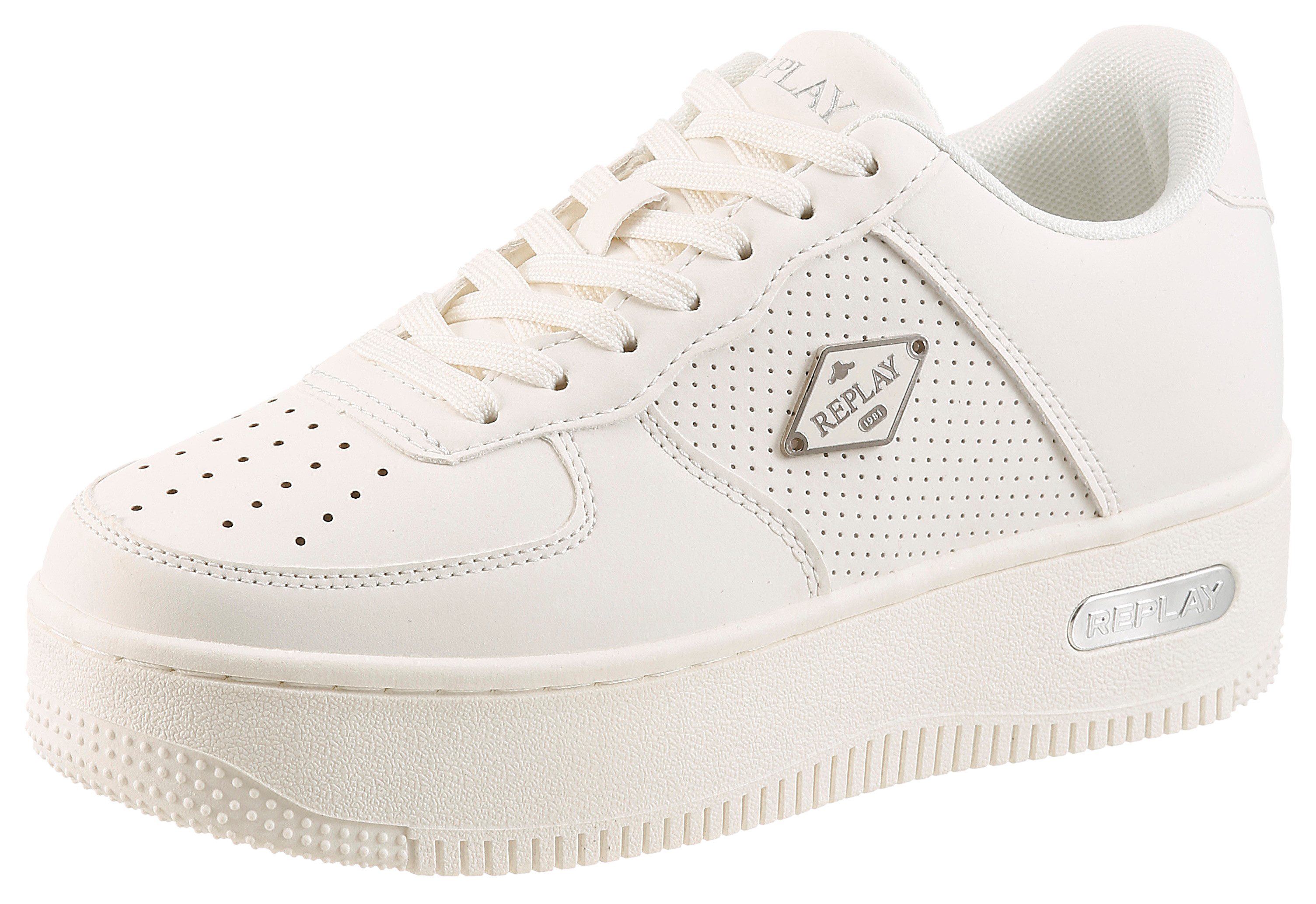 Replay Plateausneaker Halbschuh, Schnürschuh, Freizeitsneaker mit Label