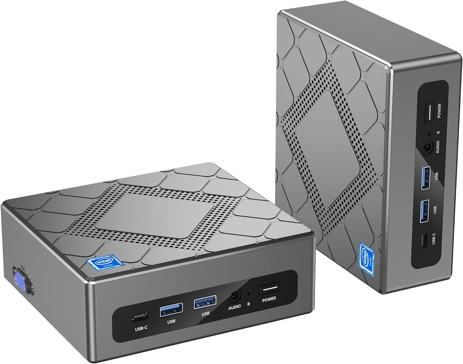 NiPoGi Intel Core i5-12600H, 16GB/32GB DDR4, 512GB/1TB NVMe SSD Mini-PC (Intel 12600H, 16 GB RAM, 512 GB SSD, bis zu 4.5GHz, Triple Display, WiFi 6, Bluetooth 5.2,Homeoffice & Büro)