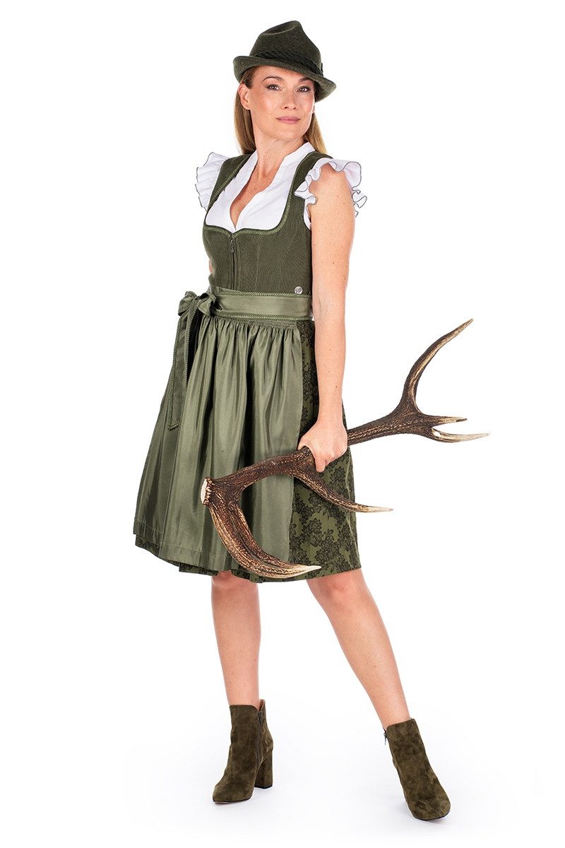 MarJo Dirndl Cord Dirndl 2tlg. - ALESHEIM - schilf – Bild 4 von 5