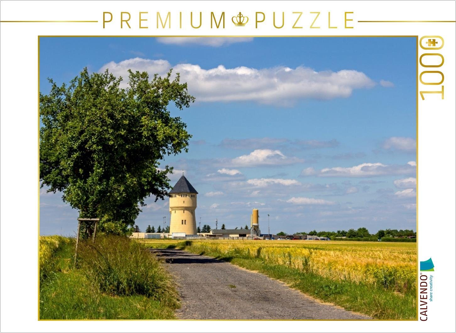 Puzzle CALVENDO Puzzle Wasserturm in Oschatz 1000 Teile Lege-Größe 64 x 48 cm Foto-Puzzle Bild von wkbilder