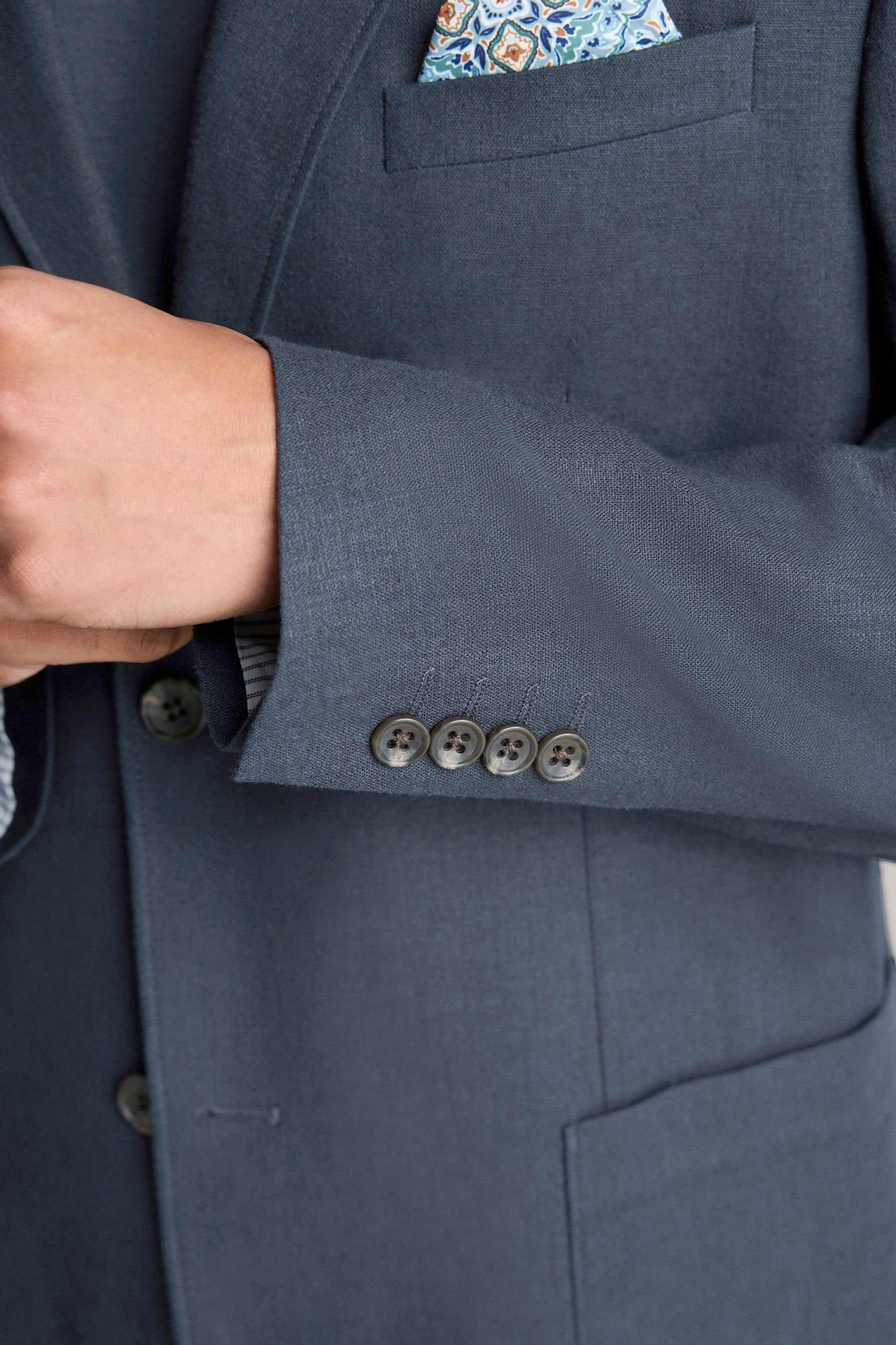 Next Leinensakko Blazer aus Leinengemisch (1-tlg)