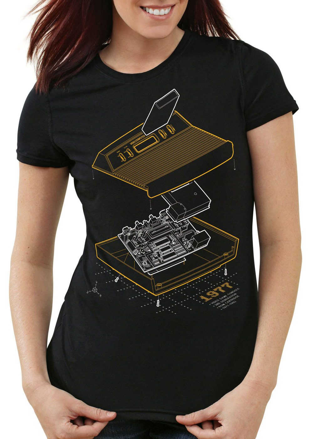 style3 T-Shirt VCS 2600 anno 977 classic gamer retro atari heimcomputer 80er retro