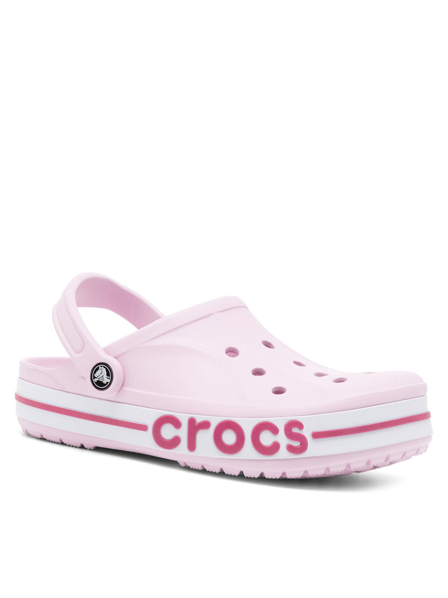 Crocs Crocs Damen Flip-Flops Crocs-BAYABAND CLOG 205089-6TG Rosa Rosa Badep günstig online kaufen