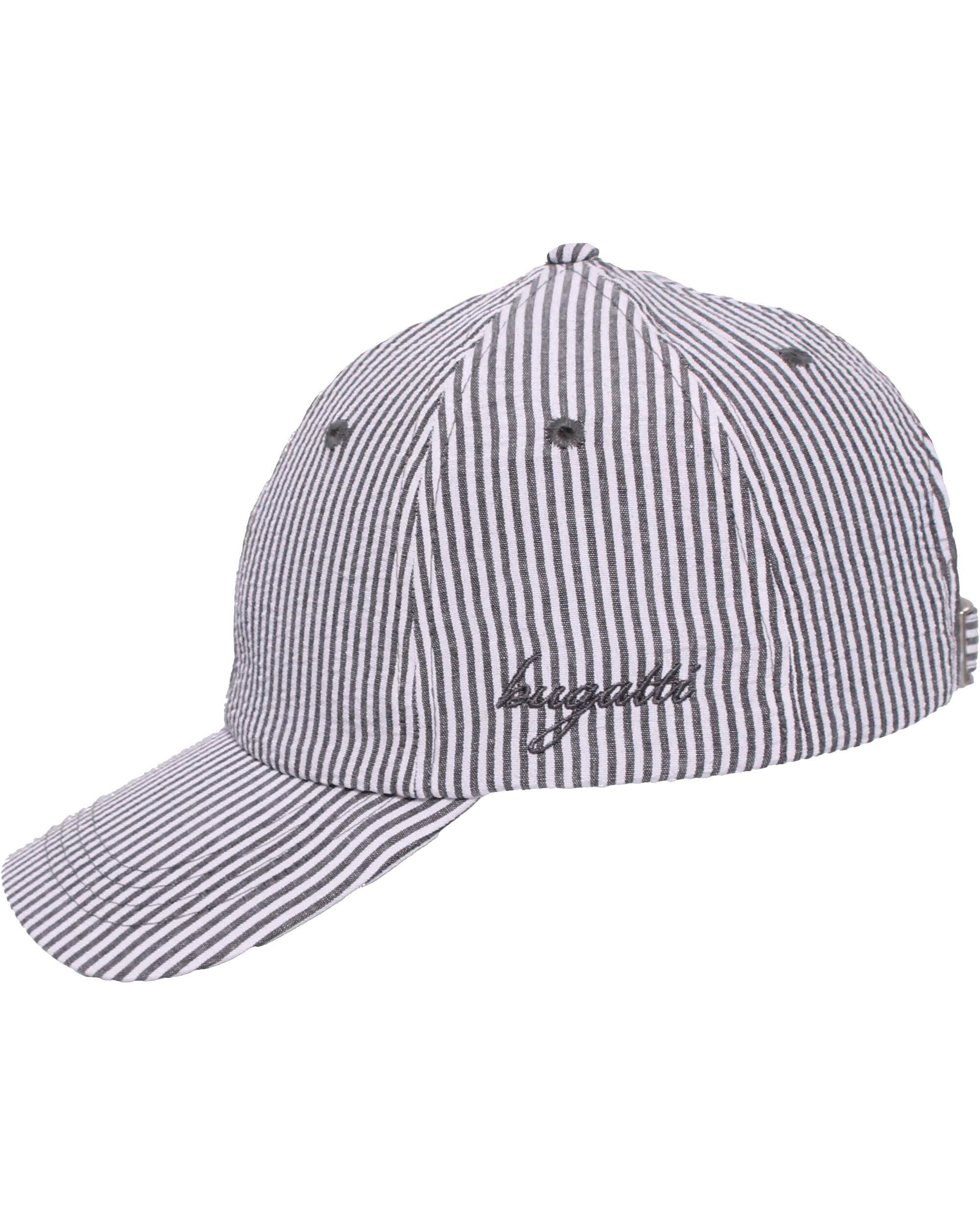 bugatti Baseball Cap Gestreifte bugatti Basecap mit Seersucker-Effekt