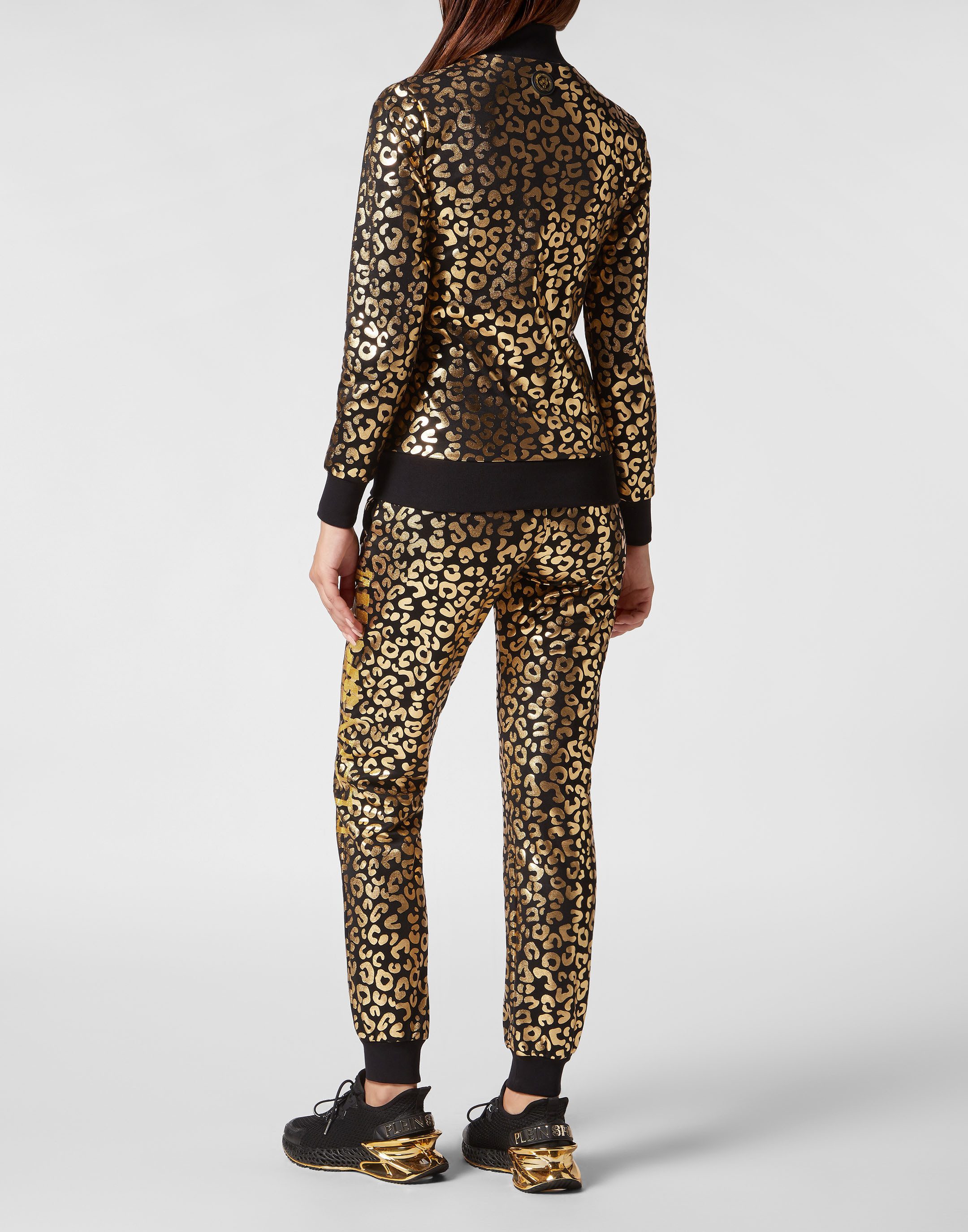 PLEIN SPORT Sportanzug Leopard