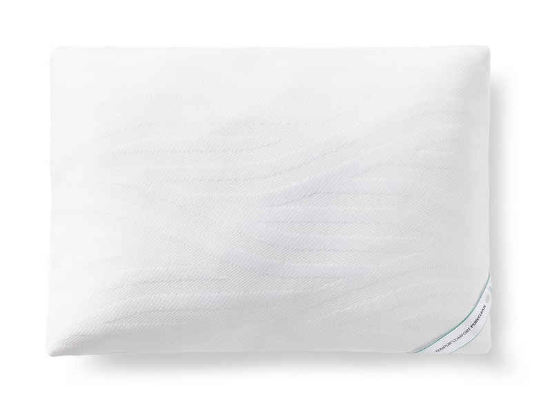 Visko-Kissen TEMPUR Comfort Schlafkissen Pureclean Medium, Tempur, Seitenschläfer, Bauchschläfer, Rückenschläfer, Komplett waschbares TEMPUR Schlafkissen