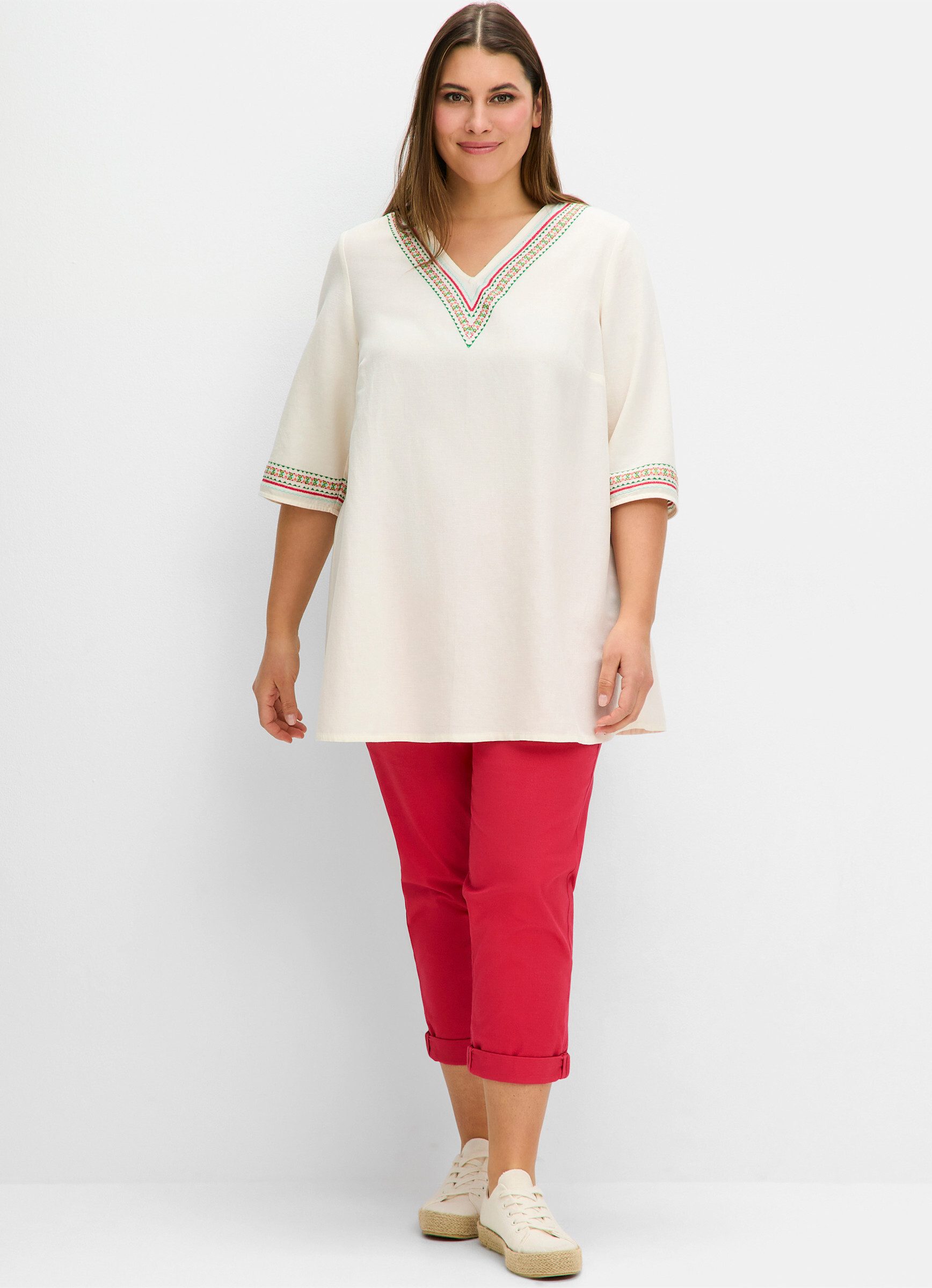 Sheego Klassische Bluse Tunika . günstig online kaufen