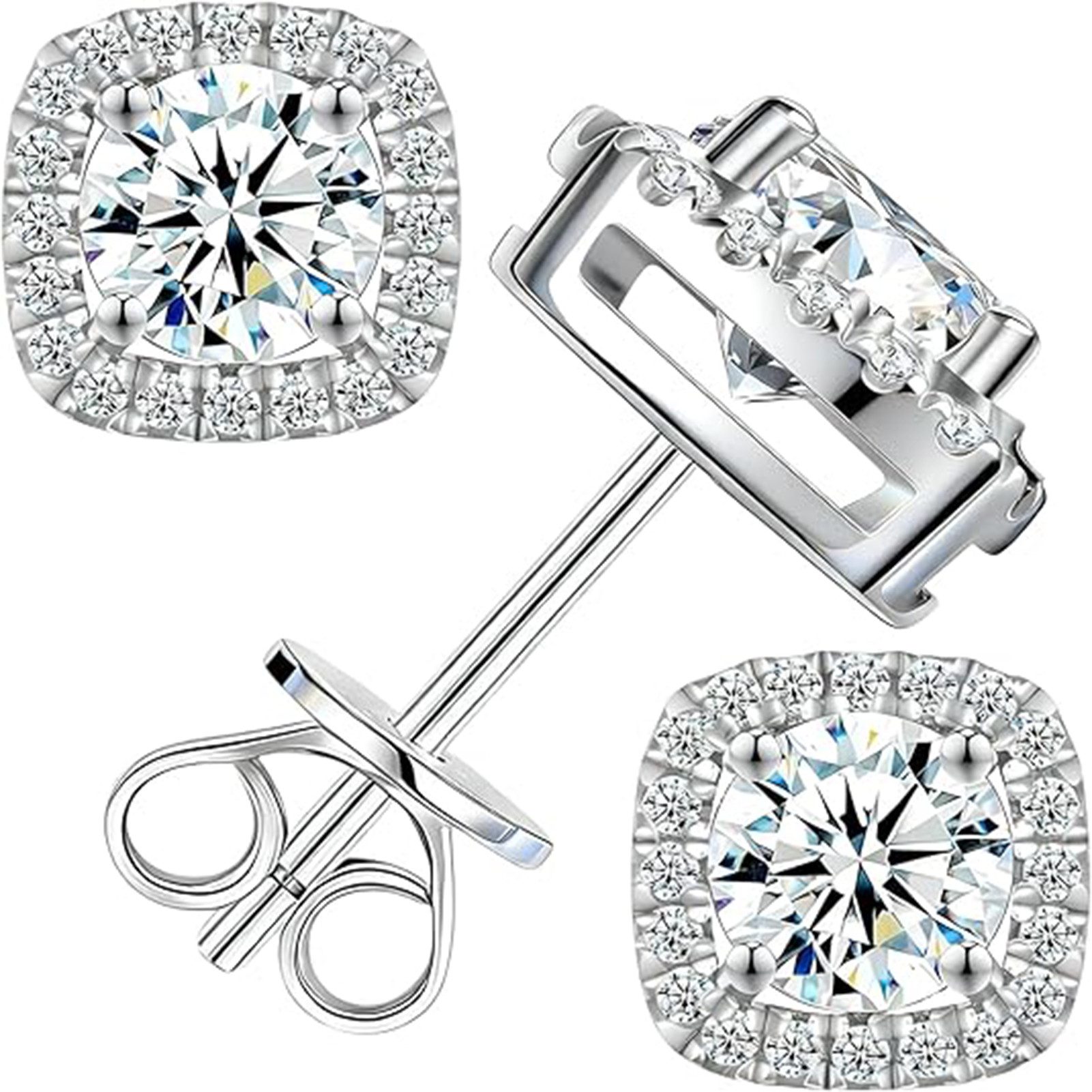 Jumpeak Paar Ohrstecker Paar Ohrstecker,Diamantohrstecker,ohrstecker gold,ohrstecker damen, valentinstag geschenk für sie,geschenk für frau,Jubiläumsgeschenk