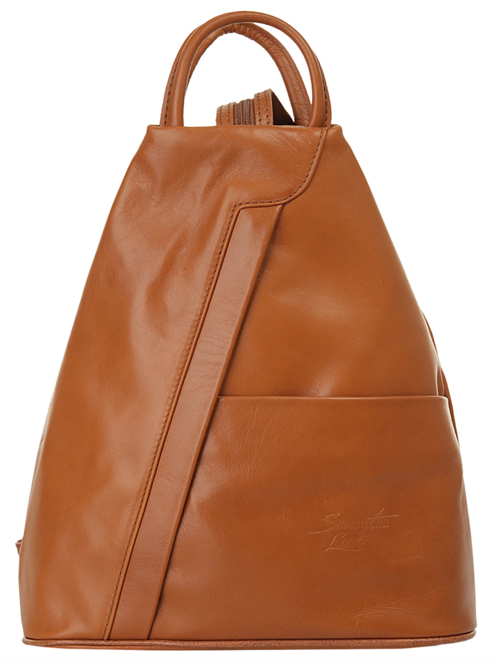 Samantha Look Cityrucksack, echt Leder, Made in Italy günstig online kaufen
