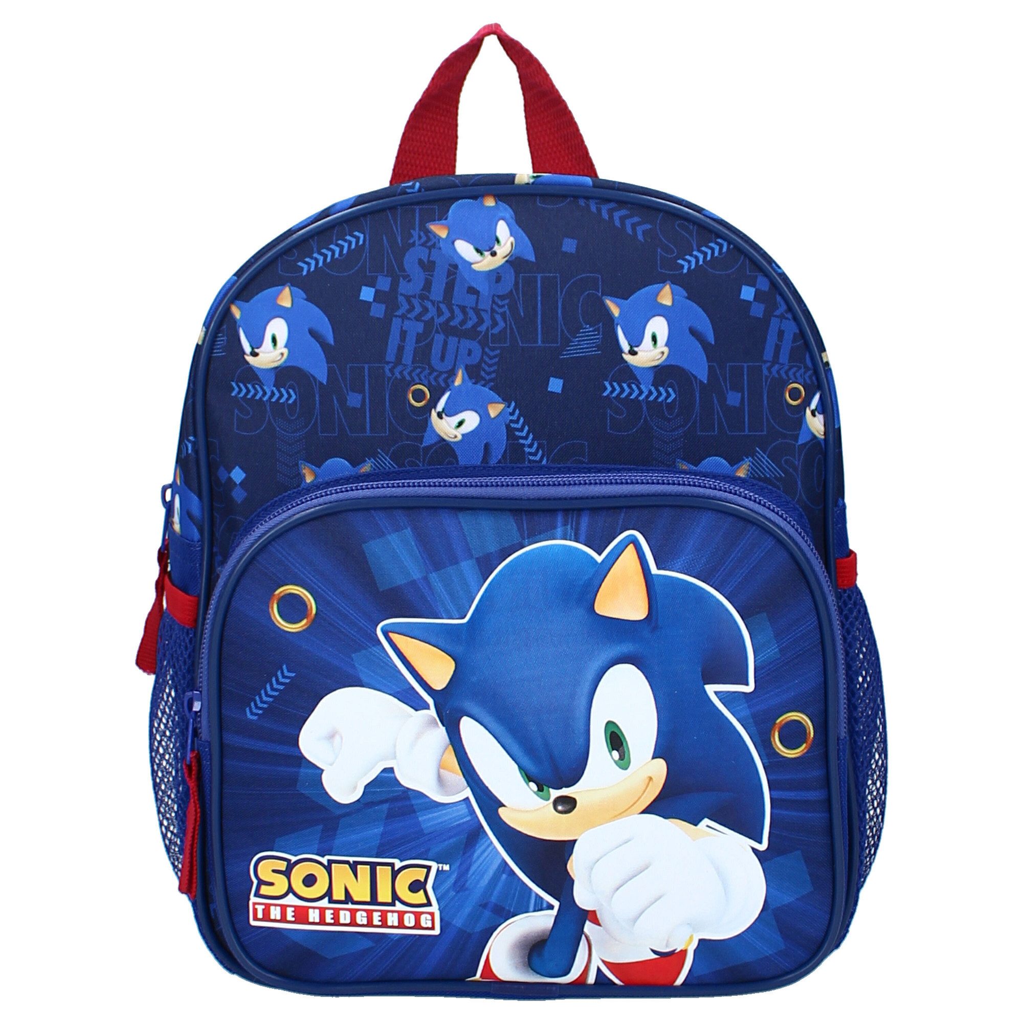 Vadobag Kinderrucksack Sonic 3D Rucksack Jungs Mädchen Kinder Rucksack Polyester