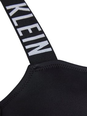 Calvin Klein Swimwear Bandeau-Bikini-Top Classic, mit Schriftzügen an den Trägern