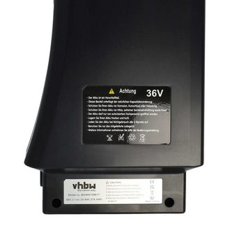 vhbw kompatibel mit Prophete 52466-0111, 52467-0111, 52567-0111, E-Bike Akku Li-Ion 10400 mAh (36 V)